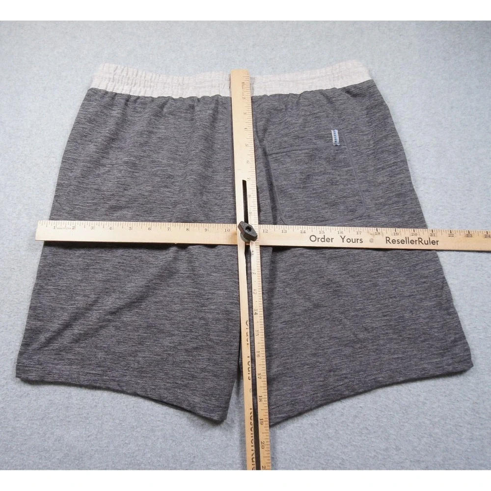 Marine Layer Shorts Mens Large Gray Weekend Sport Activewear Stretch Casual Gym